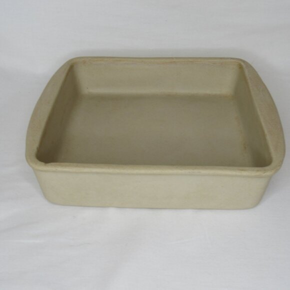 The Pampered Chef Stoneware Square Baking Pan 9 x 9 - Picture 7 of 8